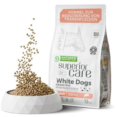 NATURE'S PROTECTION Superior Care White Dogs Grain Free Junior Small Białoryba - droogvoer voor puppy's - 1,5 kg