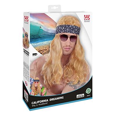 Pruik Carlifonia dreaming met hoofdband
