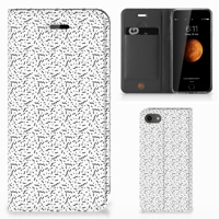iPhone 7 | 8 | SE (2020) | SE (2022) | Hoesje met Magneet | Stripes Dots - thumbnail