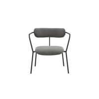 Nohr Fauteuil 'Traver' Rib, kleur Grijs - thumbnail