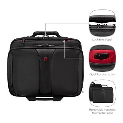 Wenger Patroit Roller Triple 15.4 zwart