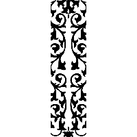 Barok decor - Muursticker - thumbnail