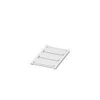 Phoenix Contact 0819343 UC-EMLP (60X30) Apparaatmarkering Montagemethode: Plakken Markeringsvlak: 60 x 30 mm Wit Aantal markeringen: 30 10 katernen - thumbnail