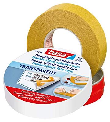 tesa 05338-00000-01 Dubbelzijdige tape Transparant (l x b) 10 m x 15 mm 1 stuk(s) tesa 05338-00000-01 Dubbelzijdige tape Transparant (l x b) 10 m x 15 mm 1 stuk(s)