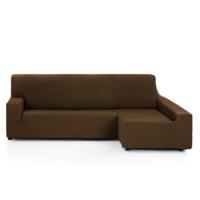 Hoes voor chaise longue met korte armleuning rechts Hosteline OLIMPO Bruin 48 x 29 x 14 cm - thumbnail
