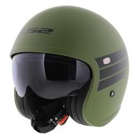 LS2 jet helm "of599 ii spitfire retro" helmet of599 spitf.ii retro xxl green/black - thumbnail