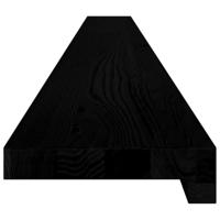 VidaXL Vensterbanken 2 st 160x15x2 cm massief eikenhout donkerbruin - thumbnail