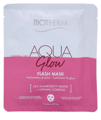 Biotherm AQUA Glow Flash Mask 1Stuks Biotherm AQUA Glow Flash Mask 1Stuks