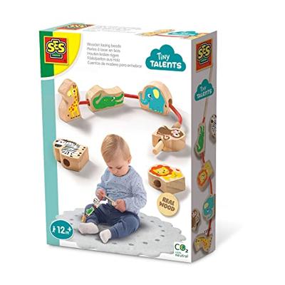 SES tiny talents houten dierenkralen rijgen