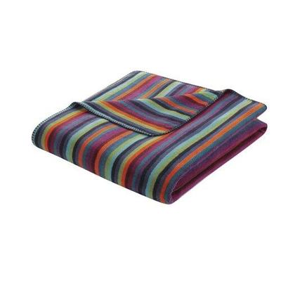 Cawö Cawo Lifestyle Wohndecke Strepen Plaid 150/200 multicolor donker