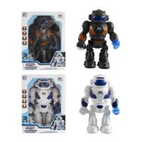 Robot met licht en geluid 21cm - thumbnail