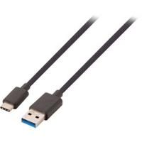 Valueline VLCP61650B10 - USB-kabel (1 m, USB A, USB C, 3.0 (3.1 Gen 1), Zwart) - thumbnail