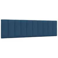 Bedframe zonder matras "Hanko" stof blauw 180x200 cm - thumbnail