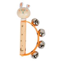 Small Foot houten baby tamboerijn dier pastel - thumbnail