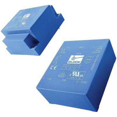 BLOCK FL 52/24 Platte transformator 2 x 115 V/AC 2 x 24 V/AC 52 VA