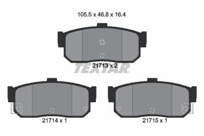 Remblokkenset, schijfrem 2171301 Remblokkenset, schijfrem 2171301