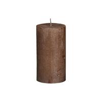 Bolsius Stompkaars Metallic Koperbruin 130/68 mm - thumbnail