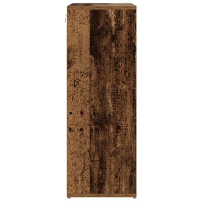 Schoenenkast met plank Oudhout 77,5 x 30 x 83,5 cm Bewerkt hout