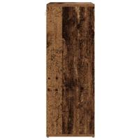 Schoenenkast met plank Oudhout 77,5 x 30 x 83,5 cm Bewerkt hout - thumbnail