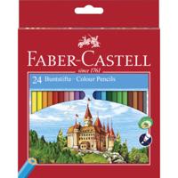 Faber Castell FC-120124 Kleurpotloden Eco In Kartonnen Etui A 24st. - thumbnail