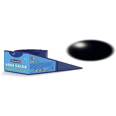 Revell Aqua NR.302 Zwart Zijdemat - 18ml