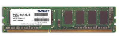 Patriot Memory 8GB PC3-10600 geheugenmodule 1 x 8 GB DDR3 1333 MHz