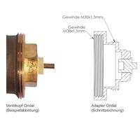 700108 Radiator-ventieladapter Geschikt voor radiator Ondal - thumbnail