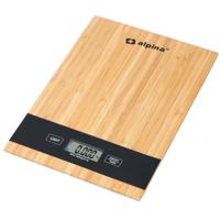 Alpina Digitale Bamboe Keukenweegschaal 5 KG - thumbnail