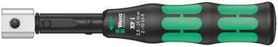 Wera Click-Torque XP 1 draaimomentsleutel met standaardinstellingen voor insteekgereedschappen, 2,5-25 Nm, 2,5 Nm, 9x12 x 2,5 Nm x 2.5-25 Nm -