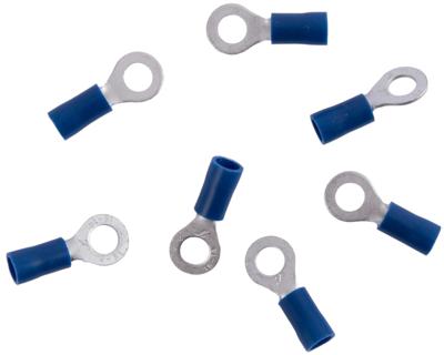 Dresselhaus ringverbinders ring connector, 4mm, blue partially insulated, 1.5-