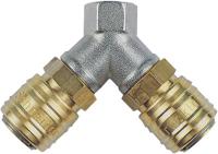 Schneider Airsystems Schneider y-verdeler distributor m.2 outlets r 3/8 - thumbnail