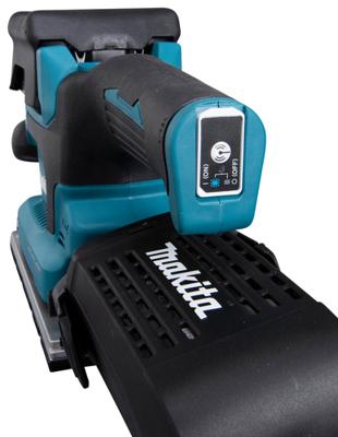 Makita DBO381RTJU Accu vlakschuurmachine met AWS 18V 5.0Ah in Mbox - thumbnail