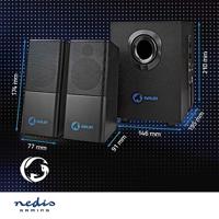 Gaming-luidsprekers | 2.1 | Over USB gevoed | 3,5 mm jack | RMS 11W - thumbnail