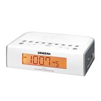 Sangean RCR-5 Wekkerradio VHF (FM), Middengolf AUX Zilver, Wit - thumbnail