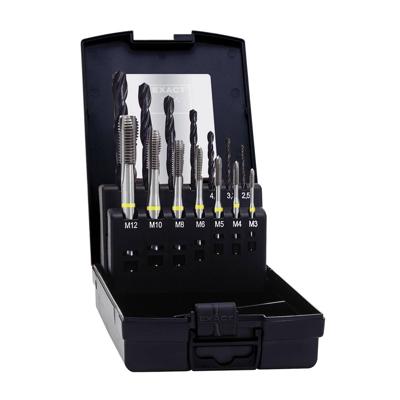 Exact 05118 Machinetapboorset 14-delig metrisch Rechtssnijdend DIN 371, DIN 376 HSS-E Model B 1 set(s) Exact 05118 Machinetapboorset 14-delig metrisch Rechtssnijdend DIN 371, DIN 376 HSS-E Model B 1 set(s)