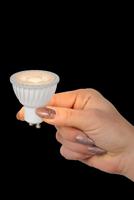 Lucide MR16 - Led lamp - Ø 5 cm - LED Dim to warm - GU10 - 1x5W 2200K/3000K - Wit - thumbnail