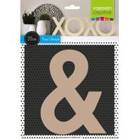 Vaessen Creative • houten leesteken 20cmx2cm "&" - thumbnail