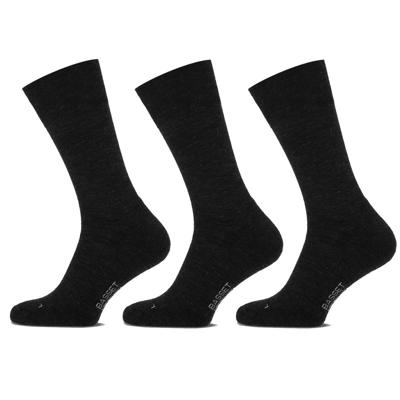 Basset Merinowollen Sokken Comfort 3-pack Marine-47/50
