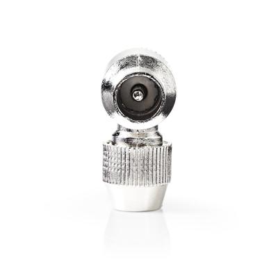 IEC (Coax) -Connector Haaks | Male - 2 Stuks | Metaal
