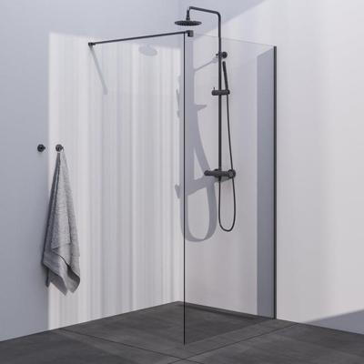 Brauer inloopdouche set met muurprofiel