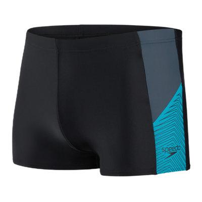 Speedo Endurance10 zwemboxer Dive zwart/blauw Speedo Endurance10 zwemboxer Dive zwart/blauw