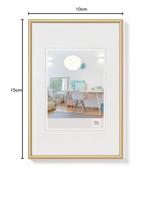 walther+ design KV015G Wissellijst Papierformaat: 10 x 15 cm Goud - thumbnail