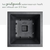 Bloempot Elho Zwart Ø 29 cm Plastic Vierkant Modern - thumbnail