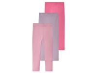 lupilu 3 baby leggings (paars/roze/roze, 98/104) - thumbnail