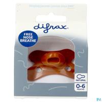 Difrax Fopspeen Natural 0-6 Maanden - Cinnamon - thumbnail