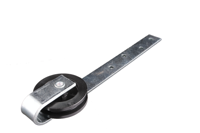 Waelbers Hangrol poly-wiel 75mm - 1 Stuk(s) - 620121.41 - thumbnail