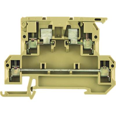 Weidmüller 9503310000 Zekering-serieklem Schroeven Beige, Geel 50 stuk(s)