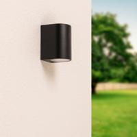 Alvin Dimbare LED wandlamp - GU10 Fitting - IP65 waterdicht - Spotlight voor binnen en buiten - Wandspot - Zwart - Modern - thumbnail