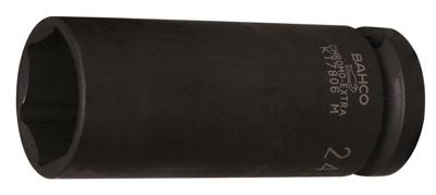 Bahco 1/2" lange krachtdop 19 mm | K7806M-19 Bahco 1/2" lange krachtdop 19 mm | K7806M-19
