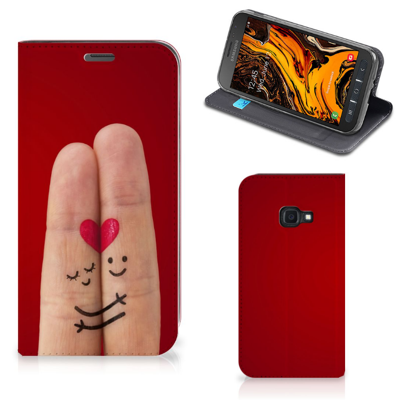 Samsung Galaxy Xcover 4s Hippe Standcase Liefde - Origineel Romantisch Cadeau Samsung Galaxy Xcover 4s Hippe Standcase Liefde - Origineel Romantisch Cadeau